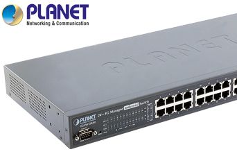 Endüstriyel Tip Yönetilebilir 24-Port 10/100Mbps + 4G TP / SFP Combo L2/L4 Switch 2