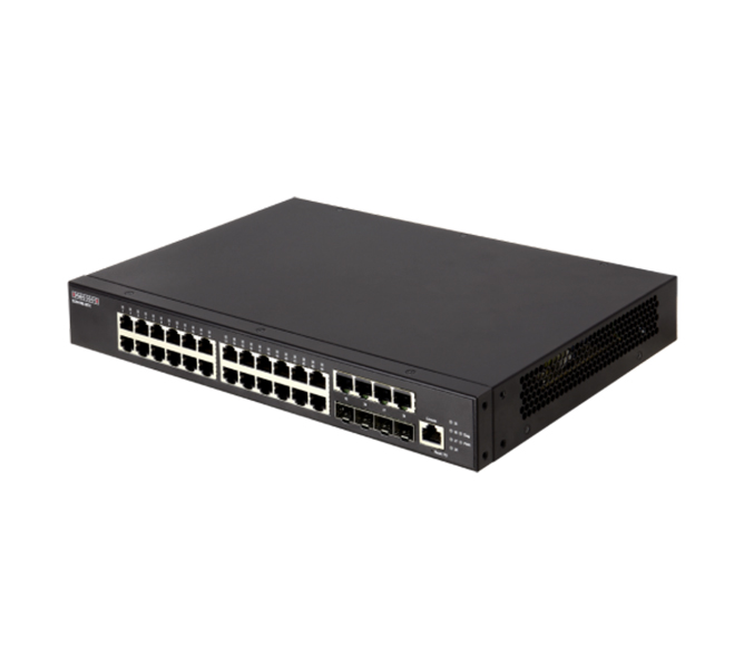 L2+ Gigabit Ethernet Erişim Anahtarı, 4 adet 100M/1G Uplink Combo Portlu