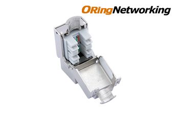 FTP Cat5e Keystone Jack - Right Angle 3