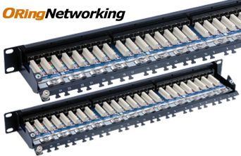 FTP Cat5e 24 Port Patch Panel - Right Angle 2
