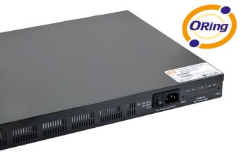 Industrial 28-port rack mount managed Gigabit PoE Ethernet switch with 24x10/100/1000Base-T(X) P.S.E. and 4x1000Base-X, SFP socket 5
