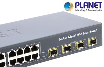 24-Port 10/100/1000Base-T with 4-Port SFP Web-Smart Gigabit Ethernet Switch 2