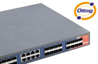 Endüstriyel Tip Rack-Mount Yönetilebilir Gigabit  24-Portlu  Ethernet Switch - 16xGigabit Kombo Portlu ve 8 Portlu 100/1000Base-X, SFP 2