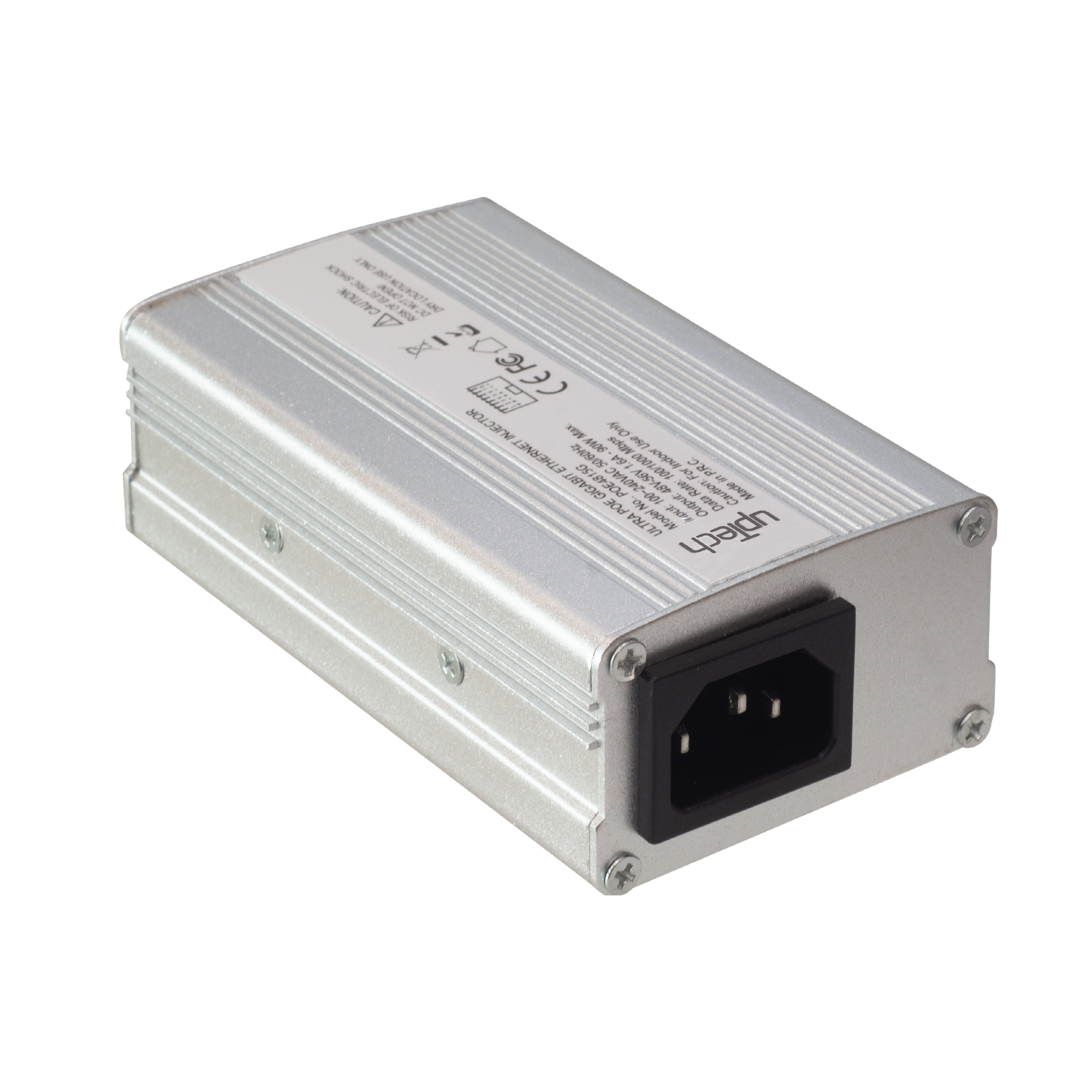 POE Ethernet Injector 10/100/1000 Mbps IEEE 802.3bt Output: 48V 1.5A 2