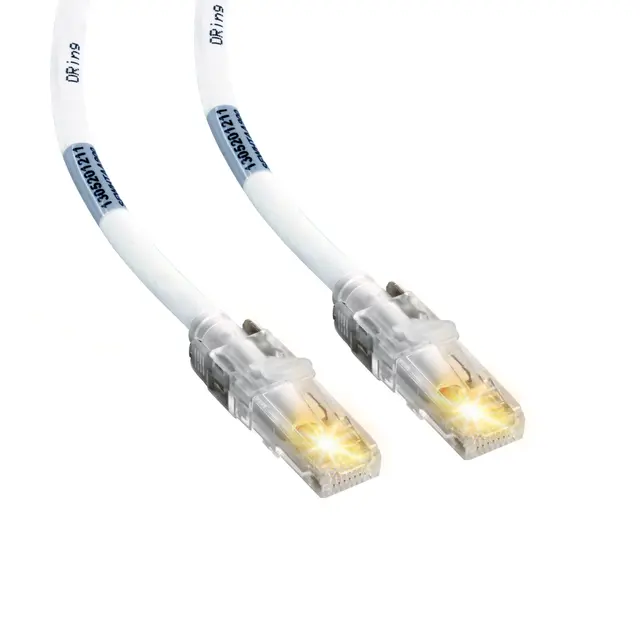 U/FTP CAT7 10G 26AWG LSZH LED EYE Patch Cable 3m