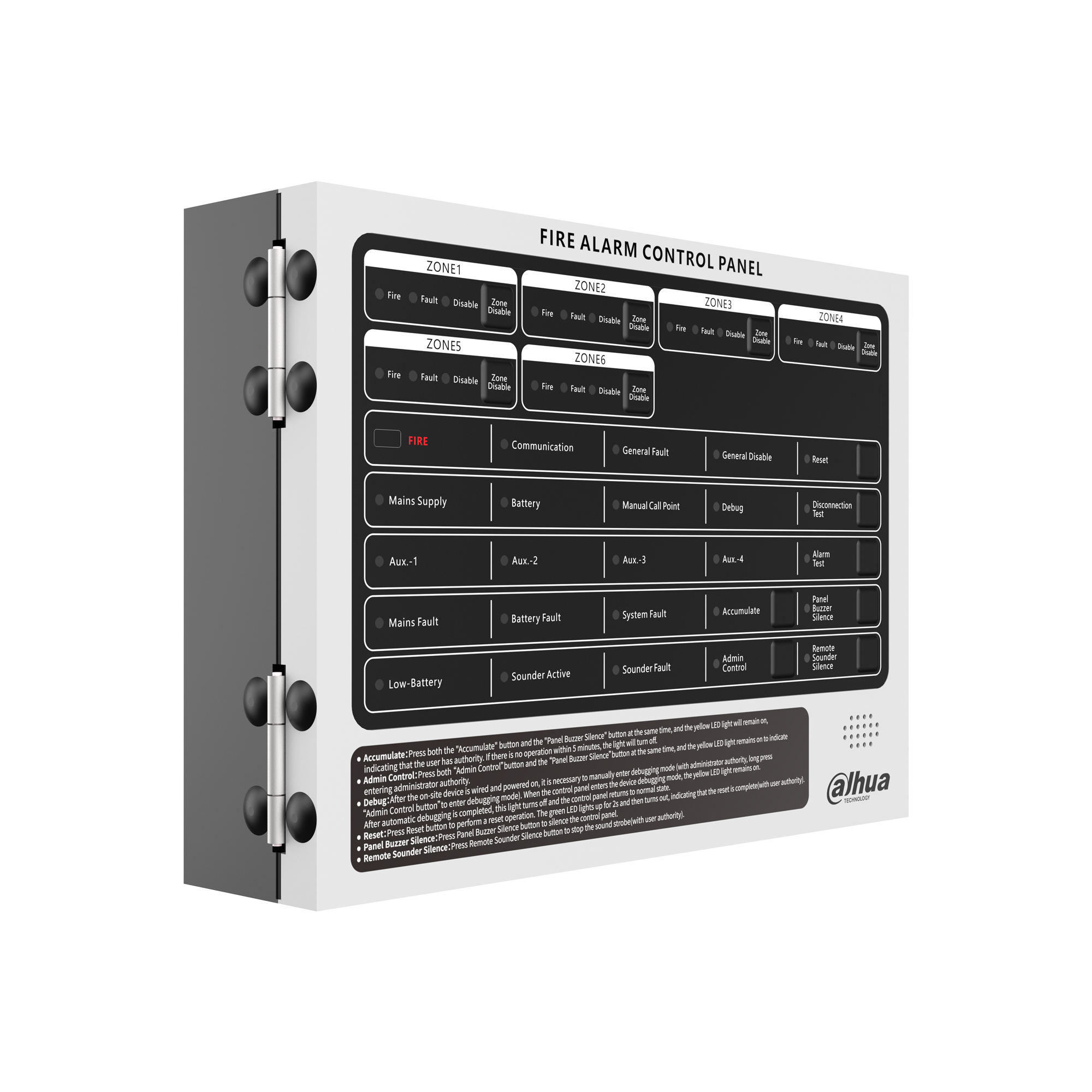 Conventional Fire Alarm Control Panel (6 Zones) 3