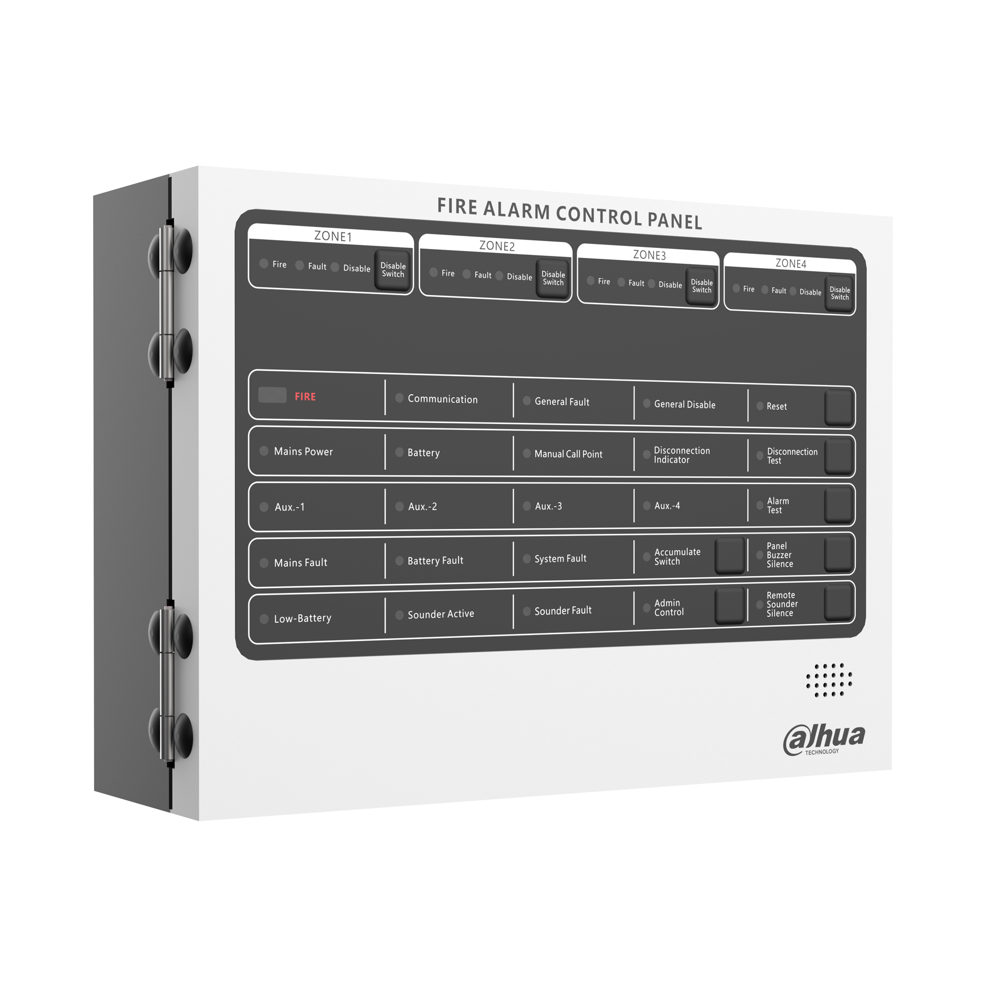 Conventional Fire Alarm Control Panel - 4 zones 3