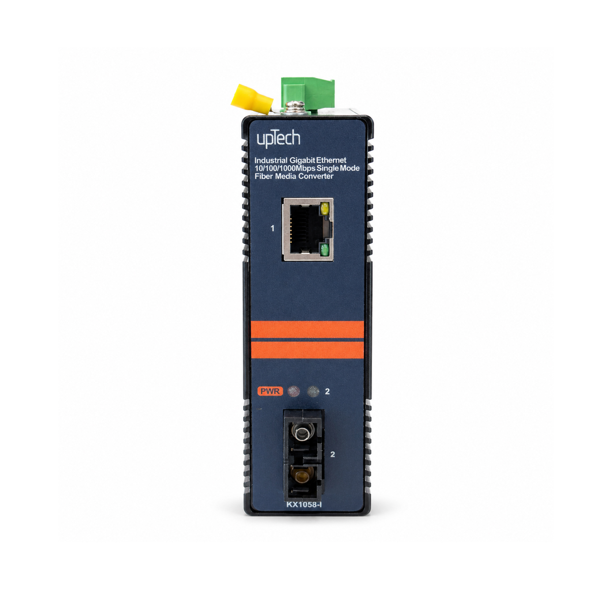 Industrial Gigabit 10/100/1000Mbps Single Mode Fiber Media Converter 3