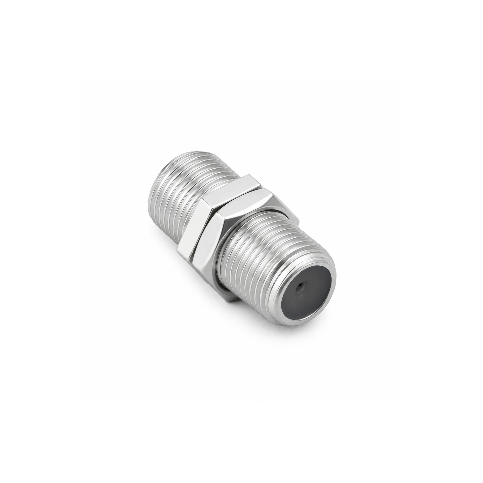 F Female to Female Coupler – Threaded / Panel Mount