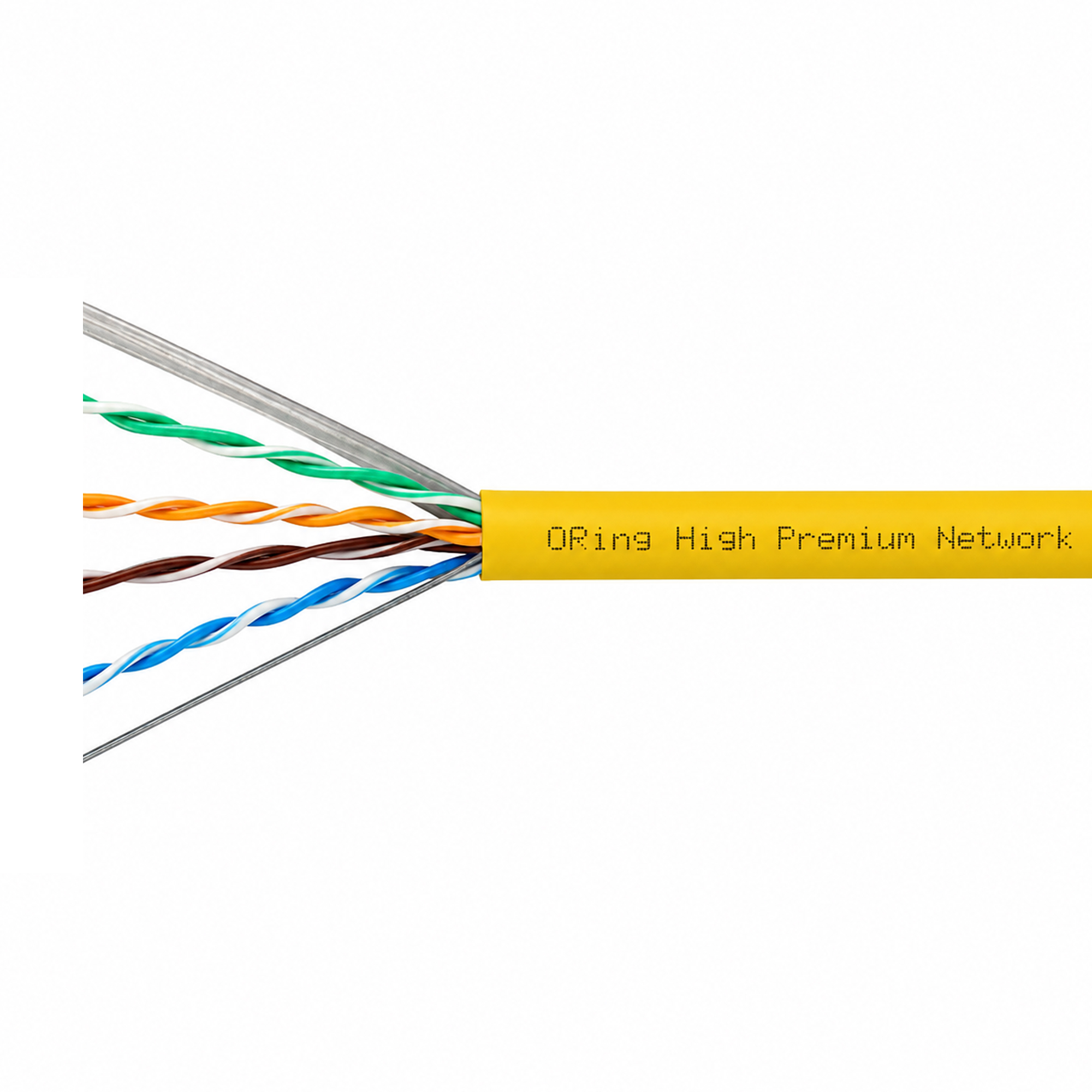 U/UTP CAT6 23AWG LSZH Network Cable 500m - Yellow 2
