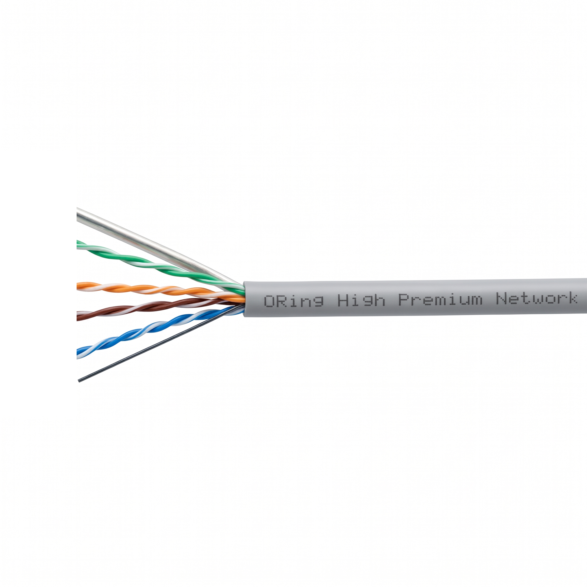 U/UTP CAT6 23AWG LSZH Network Cable 500m. - Gray 2