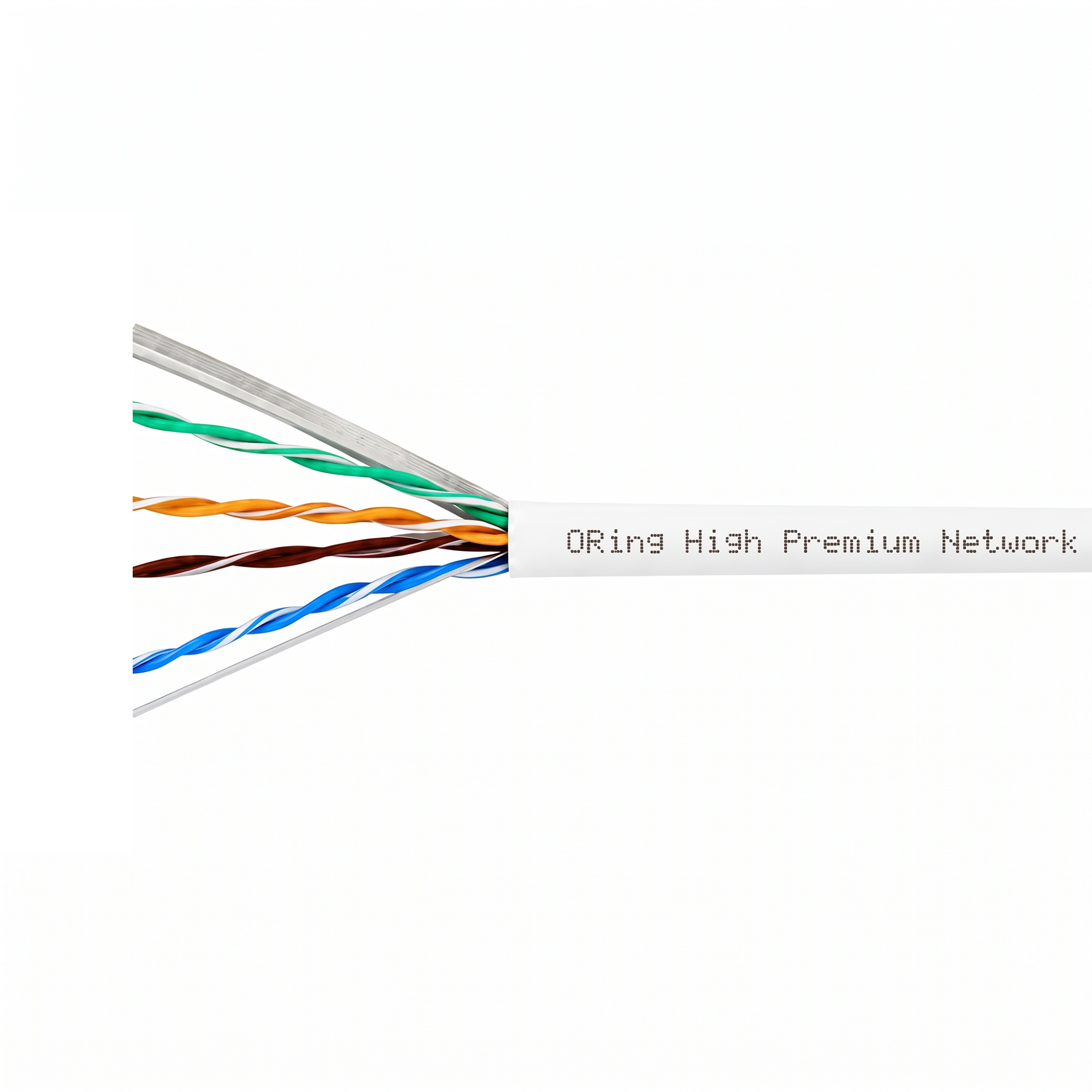 U/UTP CAT6 23AWG LSZH CPR B2CA Network Cable TUV&3P Verified - White 2