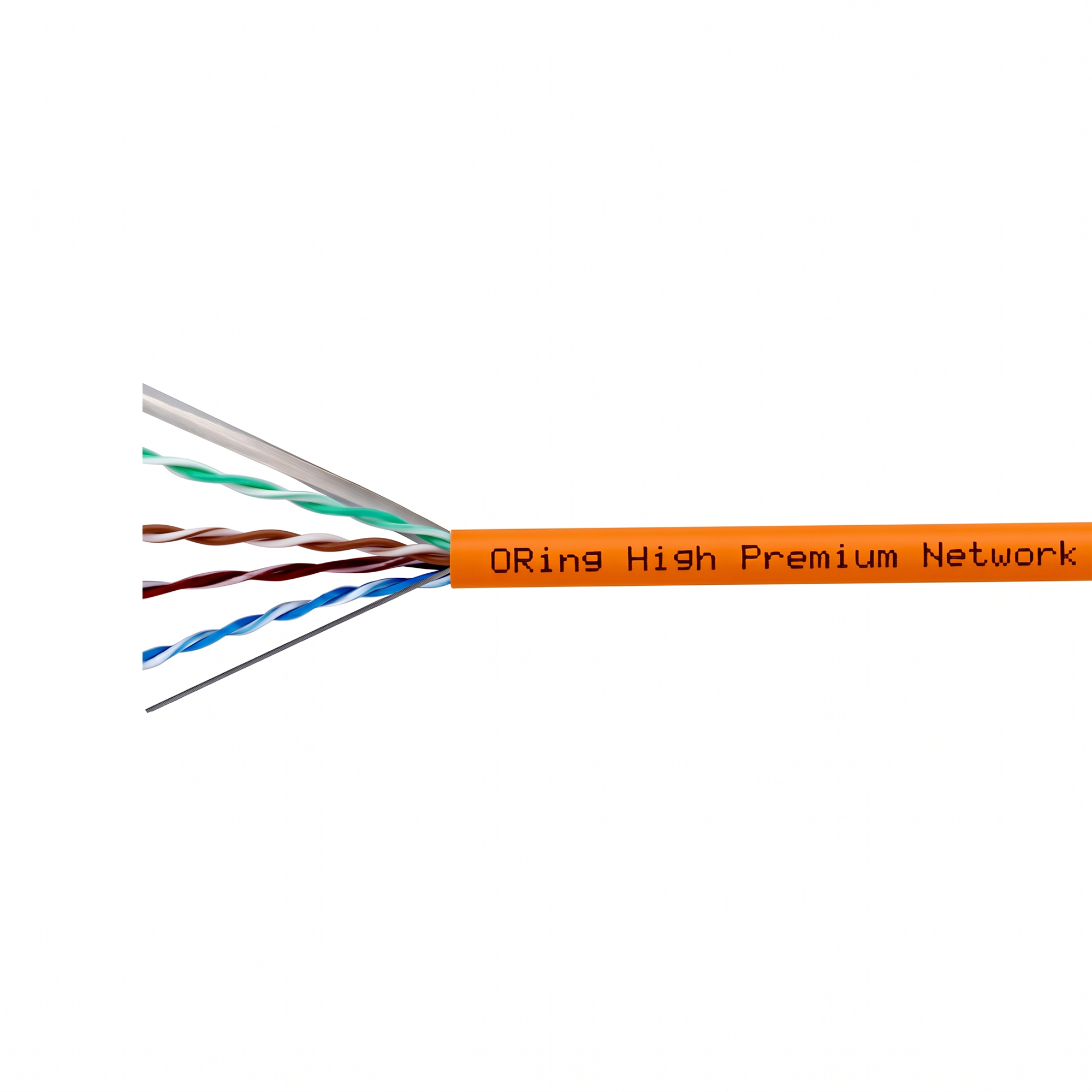 U/UTP CAT6 23AWG LSZH Network Cable 500m - Orange 2