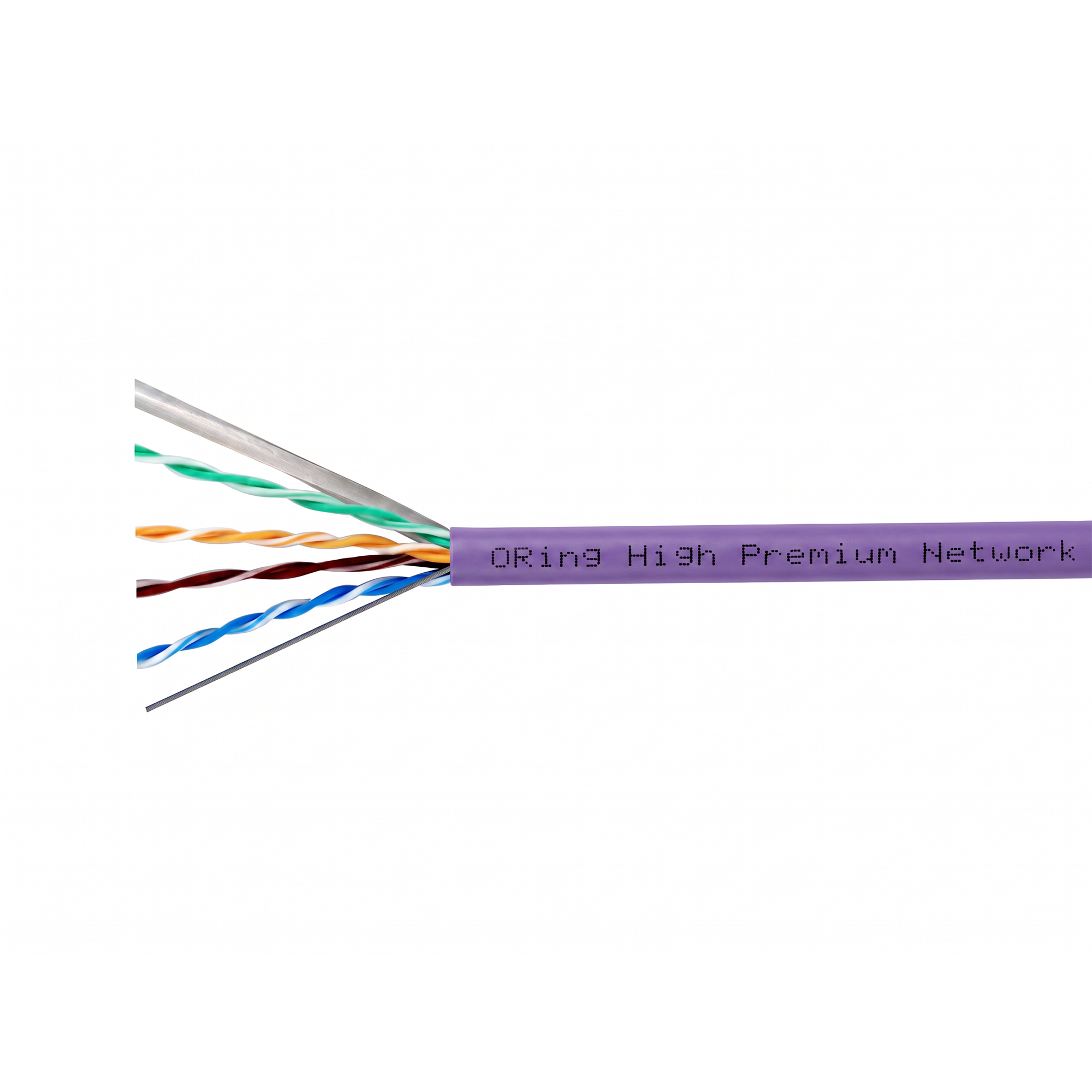 Oring U/UTP CAT6 23AWG LSZH Network Kablosu 500m. - Mor 2
