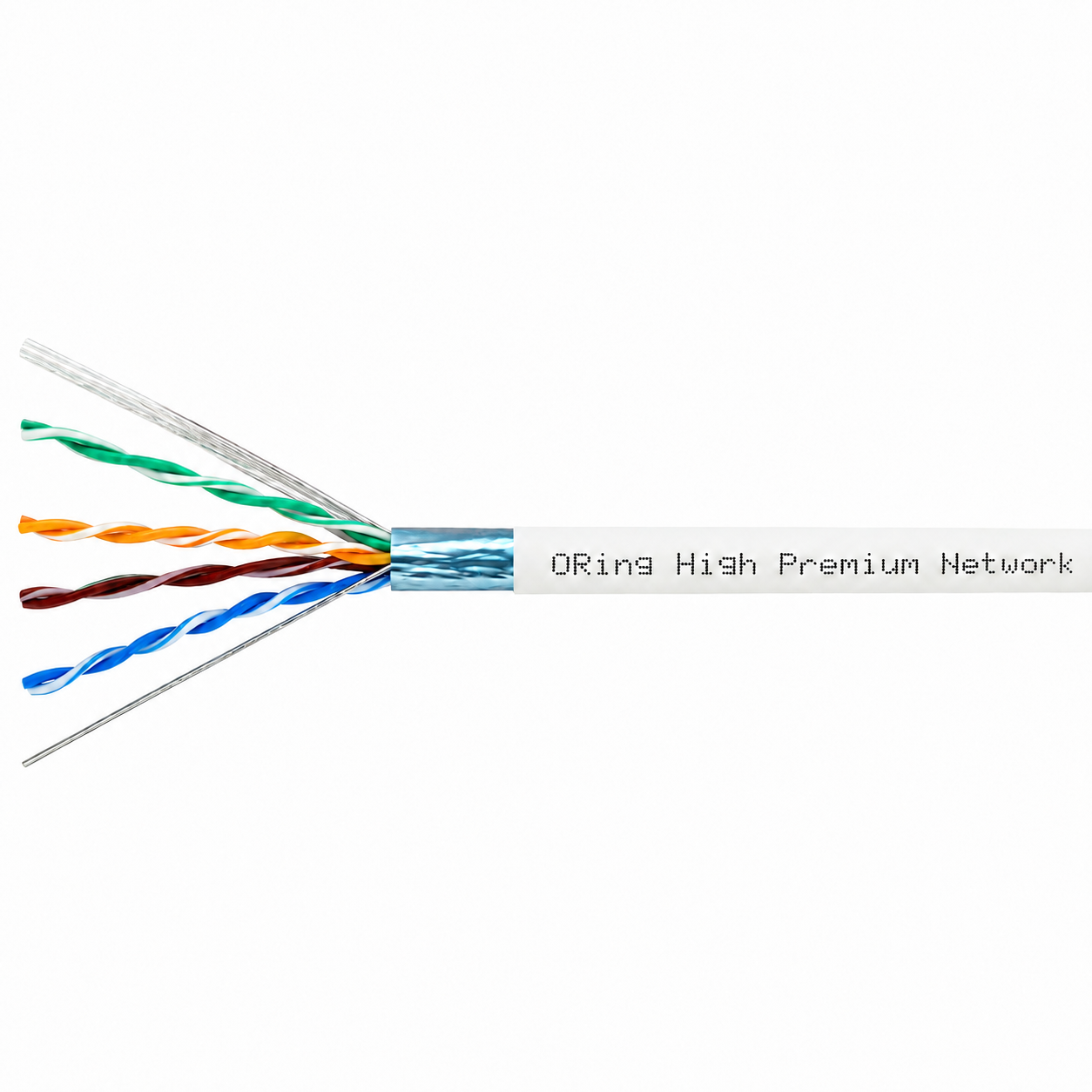 F/UTP CAT6 23AWG LSZH Network Cable 500m - White 2