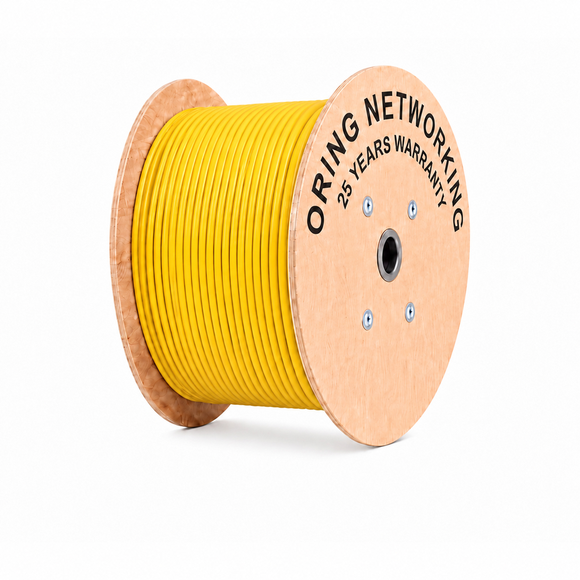 CAT6 23AWG LSZH CPR B2ca Network Kablosu TUV&3P Verified - Sarı 3