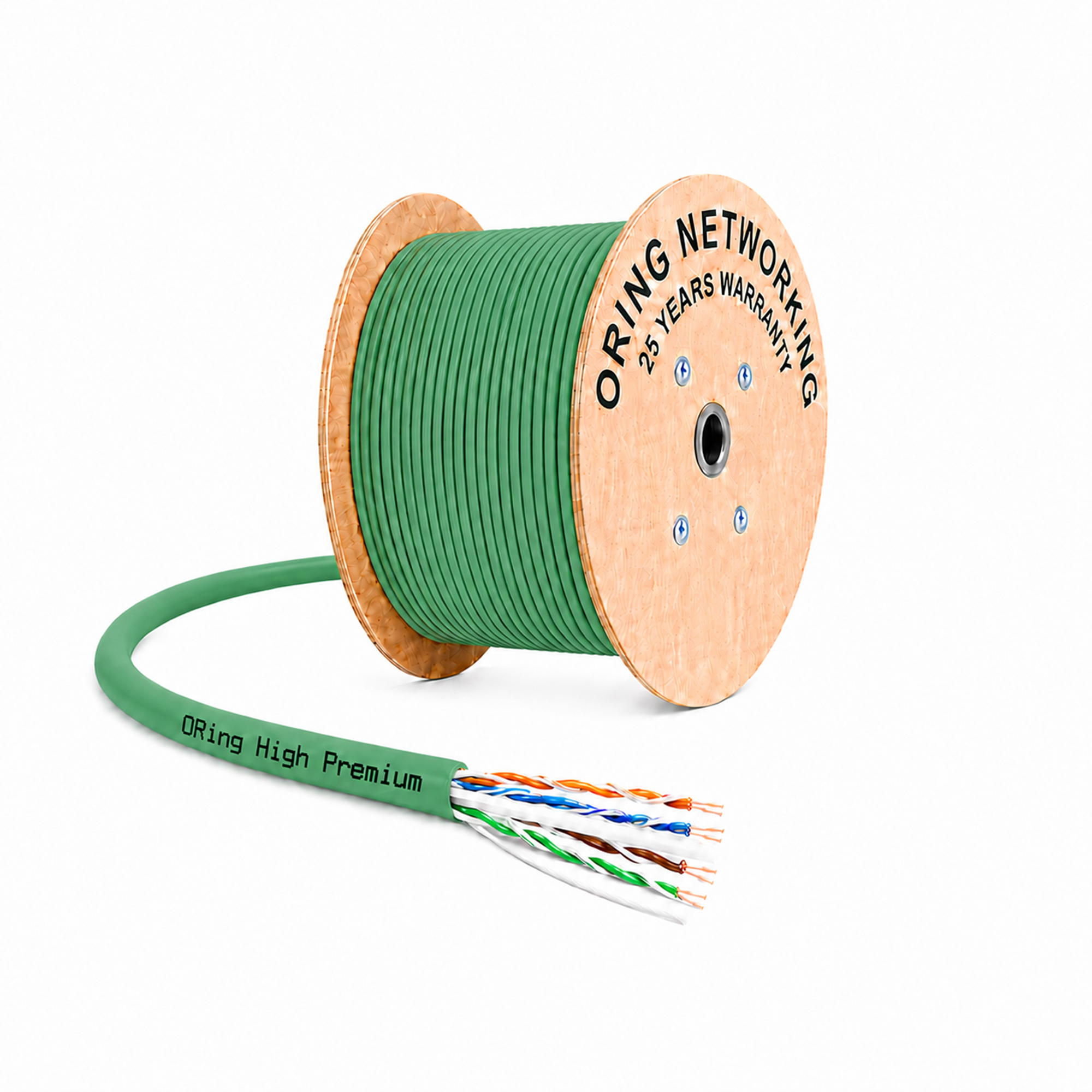 U/UTP CAT6 23AWG LSZH Network Kablosu 500m. - Yeşil 2