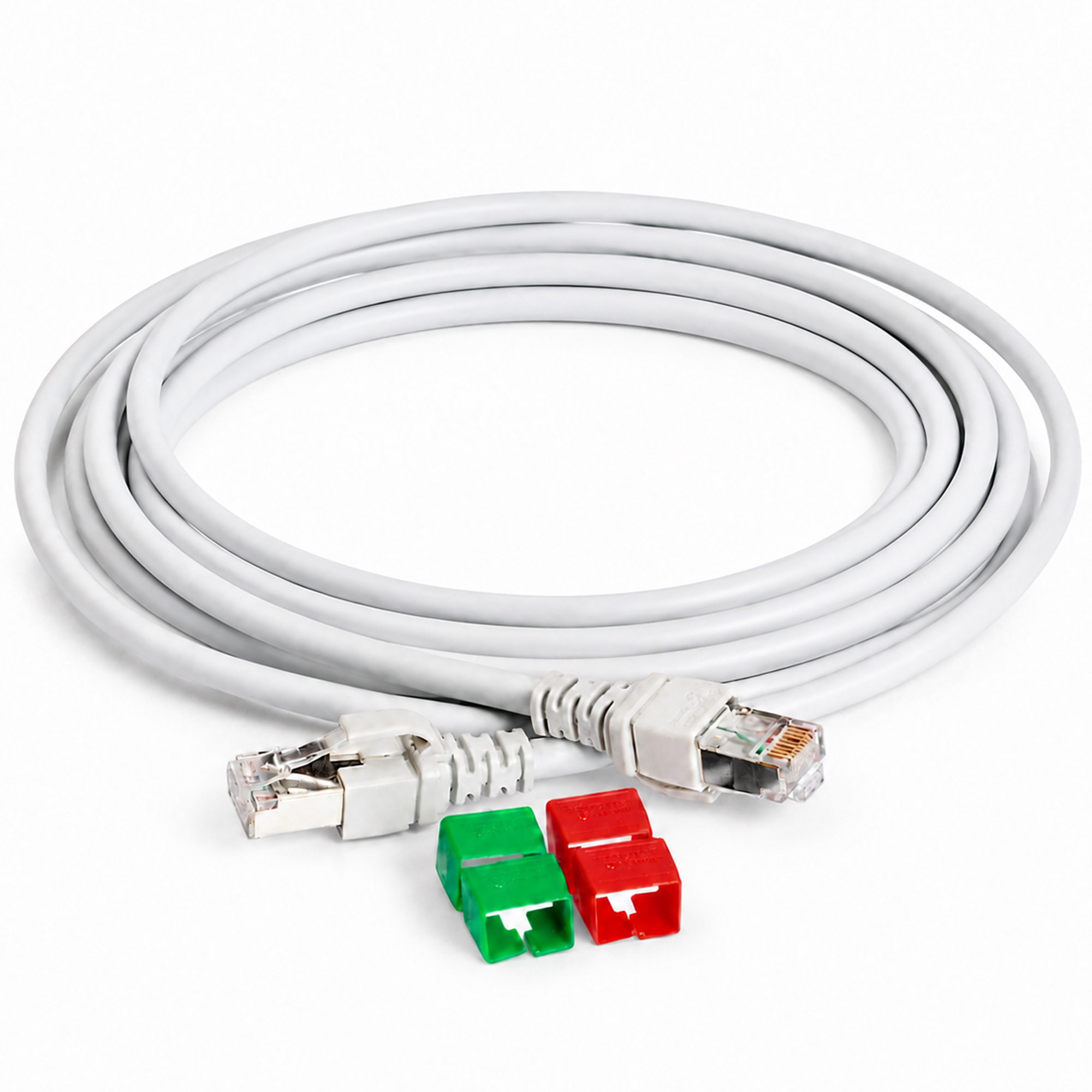Actassi S/FTP CAT6A LSZH Patch Cable - 3m 2