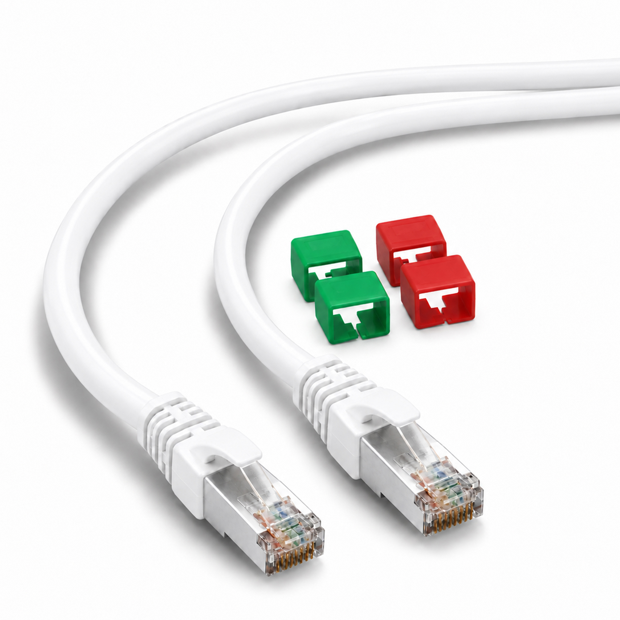 Actassi S/FTP CAT6A LSZH Patch Cable - 3m