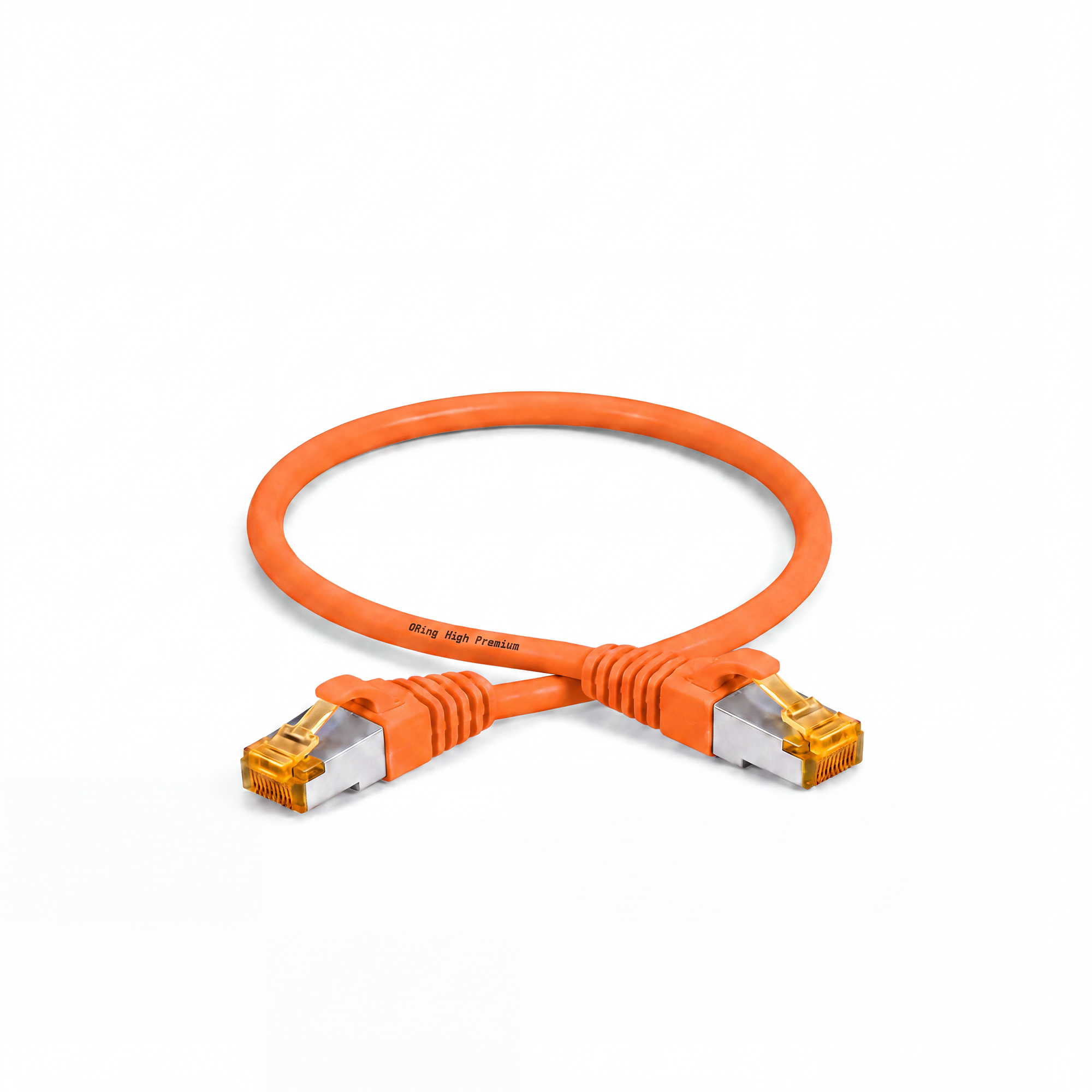 Patch Cord CAT7 S/FTP BC 26AWG 7*0.16 LSZH - 0,5m. - Orange 3
