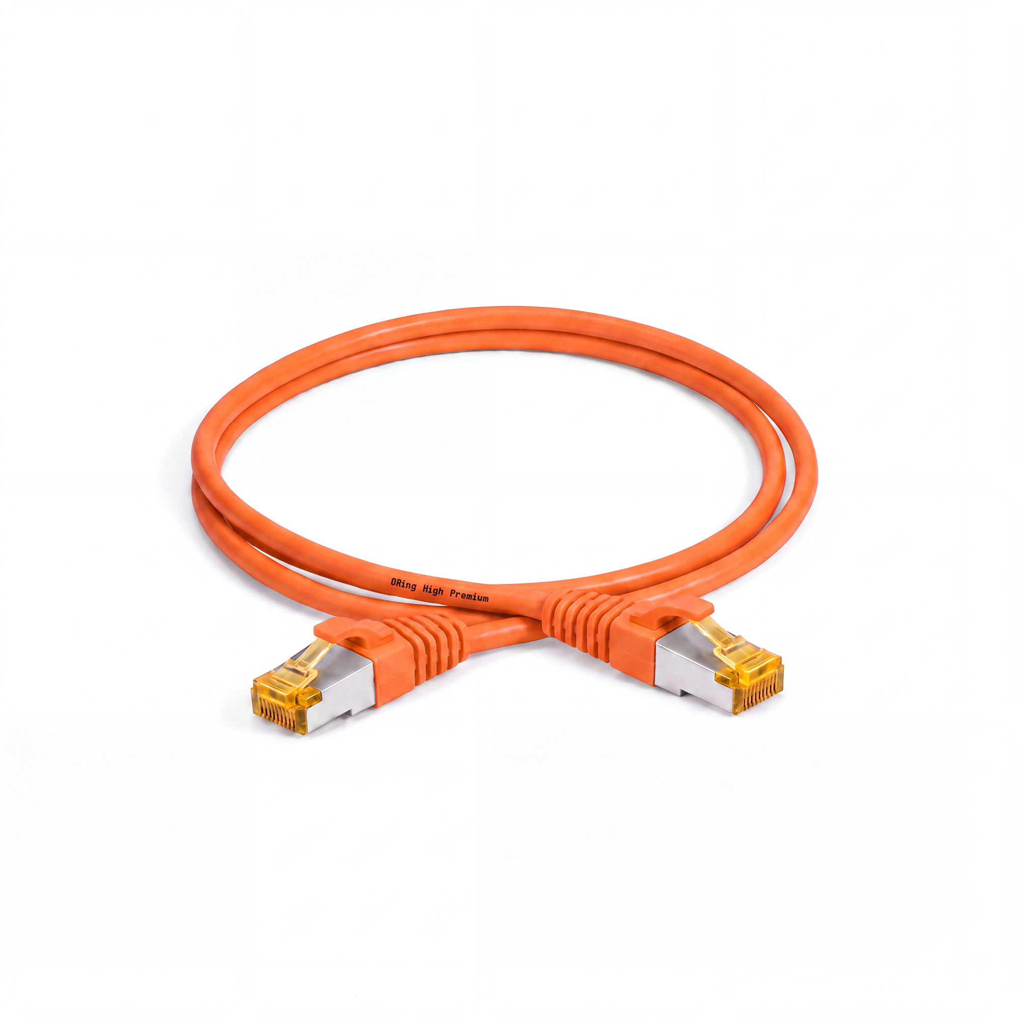 Patch Cord CAT7 S/FTP BC 26AWG 7*0.16 LSZH - 1m. - Turuncu 3