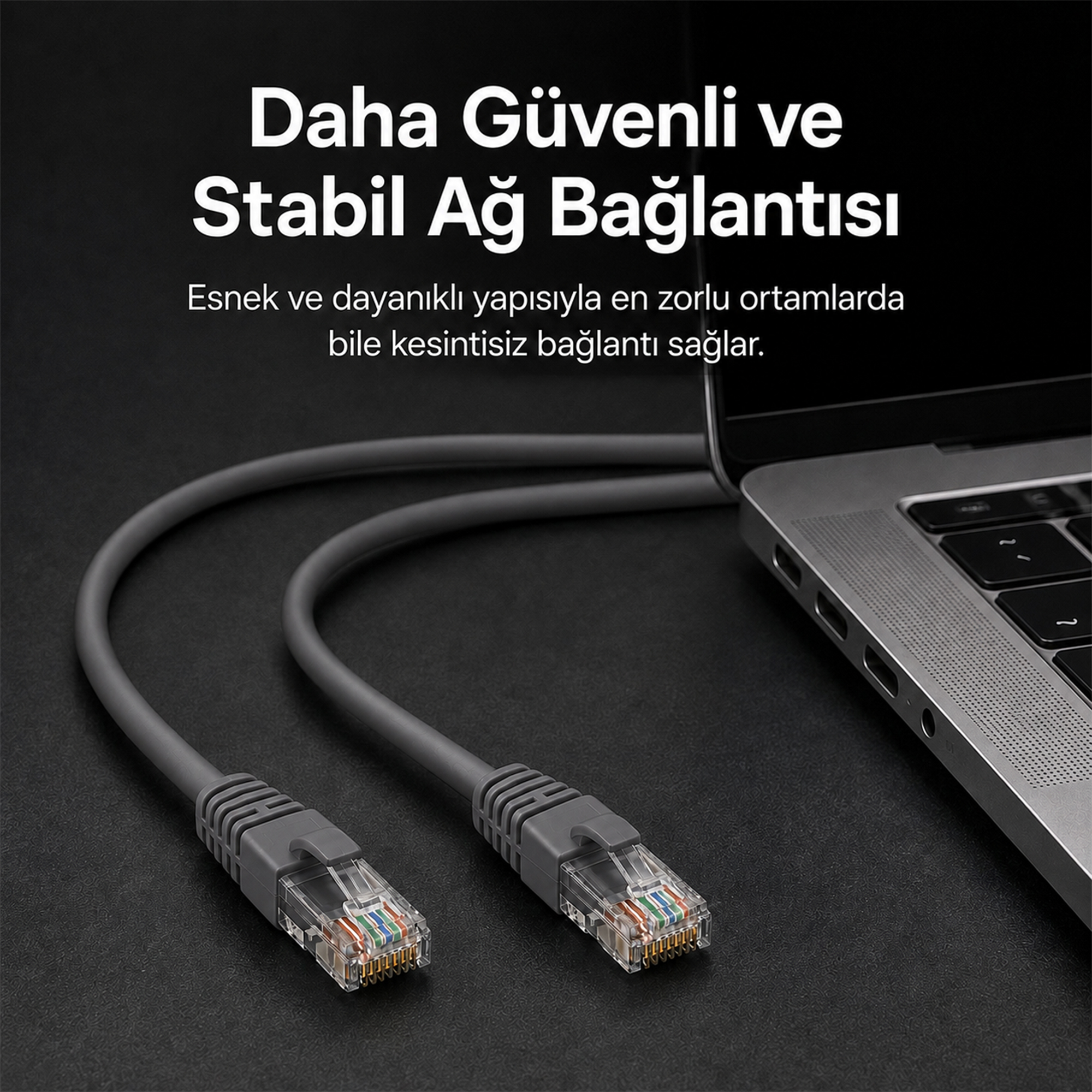UTP CAT6 Patch Cable 0.17m - Gray 2