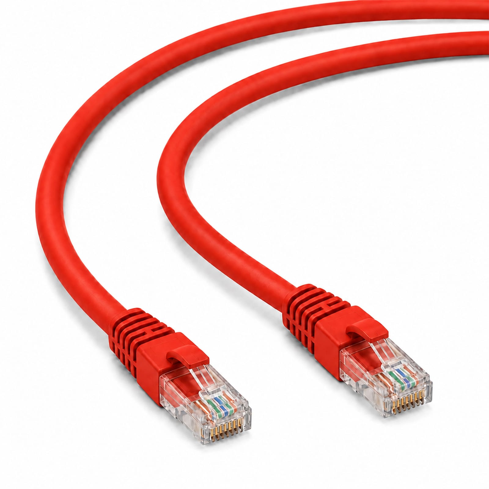 UTP CAT5e Patch Cable 0.60m - Red