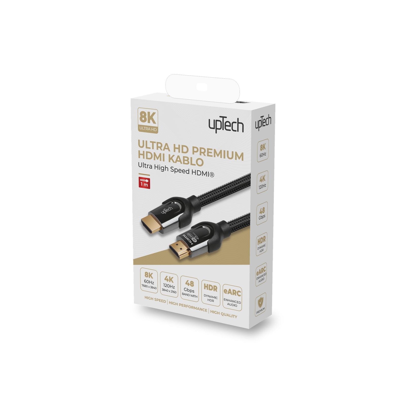8K HDMI 2.1 Ultra High Speed Premium Cable 1 m 3