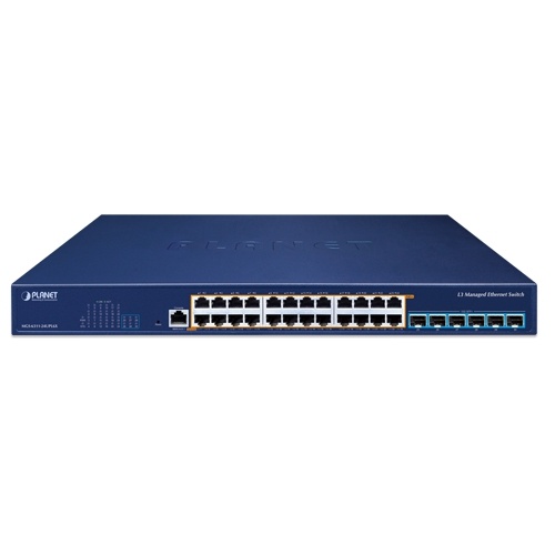 L3 24-Port 2.5GBASE-T 802.3bt PoE + 6-Port 10GBASE-X SFP+ Managed Ethernet Switch 4