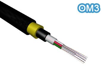 12 Core 50/125 Multi Mode Tek Tüplü Çelik Zırhlı OM3 Fiber Optik Kablo