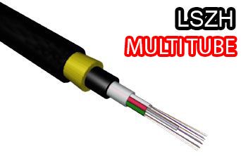 12 Core 9/125 SM Armored 3 Tube Fiber Optical Cable with LSZH Jacket
