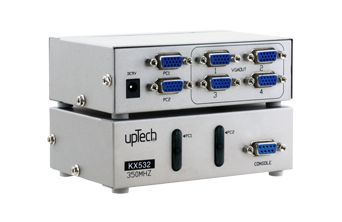 VGA Switch  2 PC - 4 Monitör 350MHz