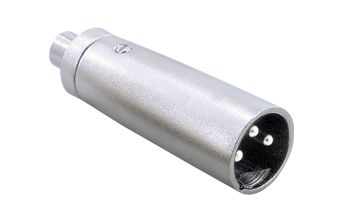 3 Pin XLR Female to RCA Female Connector 2