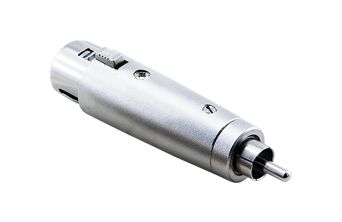 3 Pin XLR Female to RCA Male Connector 2