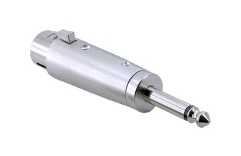 3 Pin XLR Dişi - 6.3mm Mono Erkek Konnektör 2