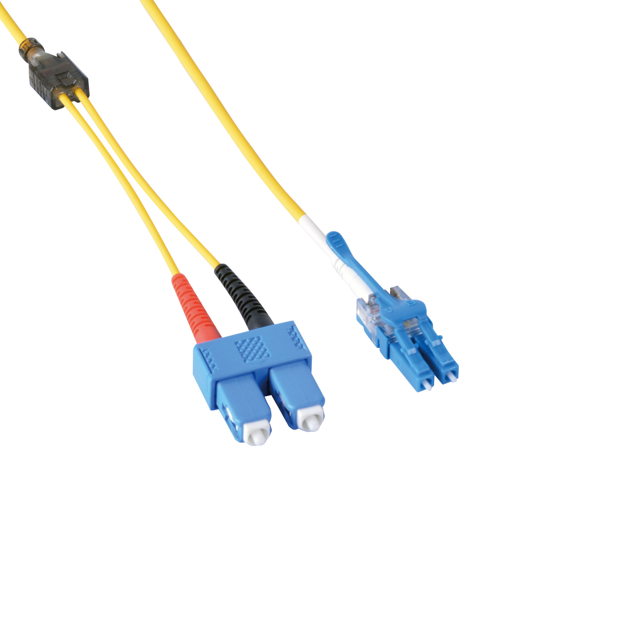 FO LSZH LED-EYE Uniboot Bağlantı Kablosu LC-SC SM 9/125 Duplex 20M (3.0mm)