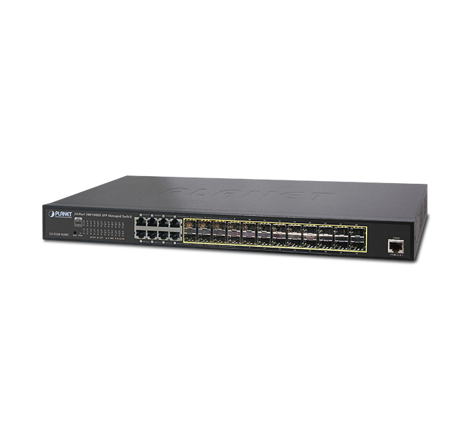 L2+ 24-Port 100/1000X SFP + 8-Port Shared TP Managed Switch