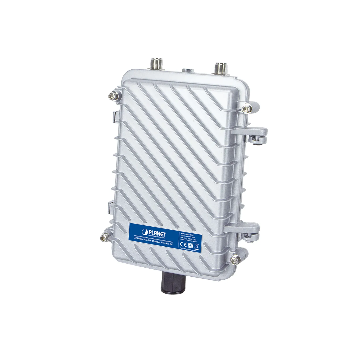 IP67 802.11n, 2.4GHz 300Mbps Outdoor Wireless AP (802.3af/at PoE, 2 x N-Type Connector, 802.1Q VLAN, supports Smart Access Point Controller)